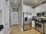Stainless Appliances in the Updated Kitchen, Lots of Storage and Ample Prep Space